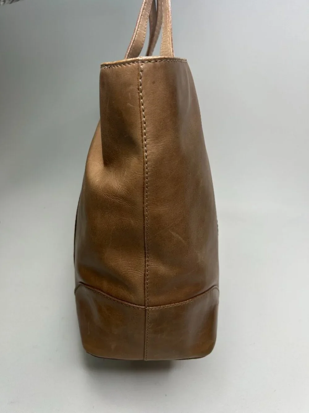 FRYE Brand Melissa Large Shopper Tote Bag Beige DB181 $358